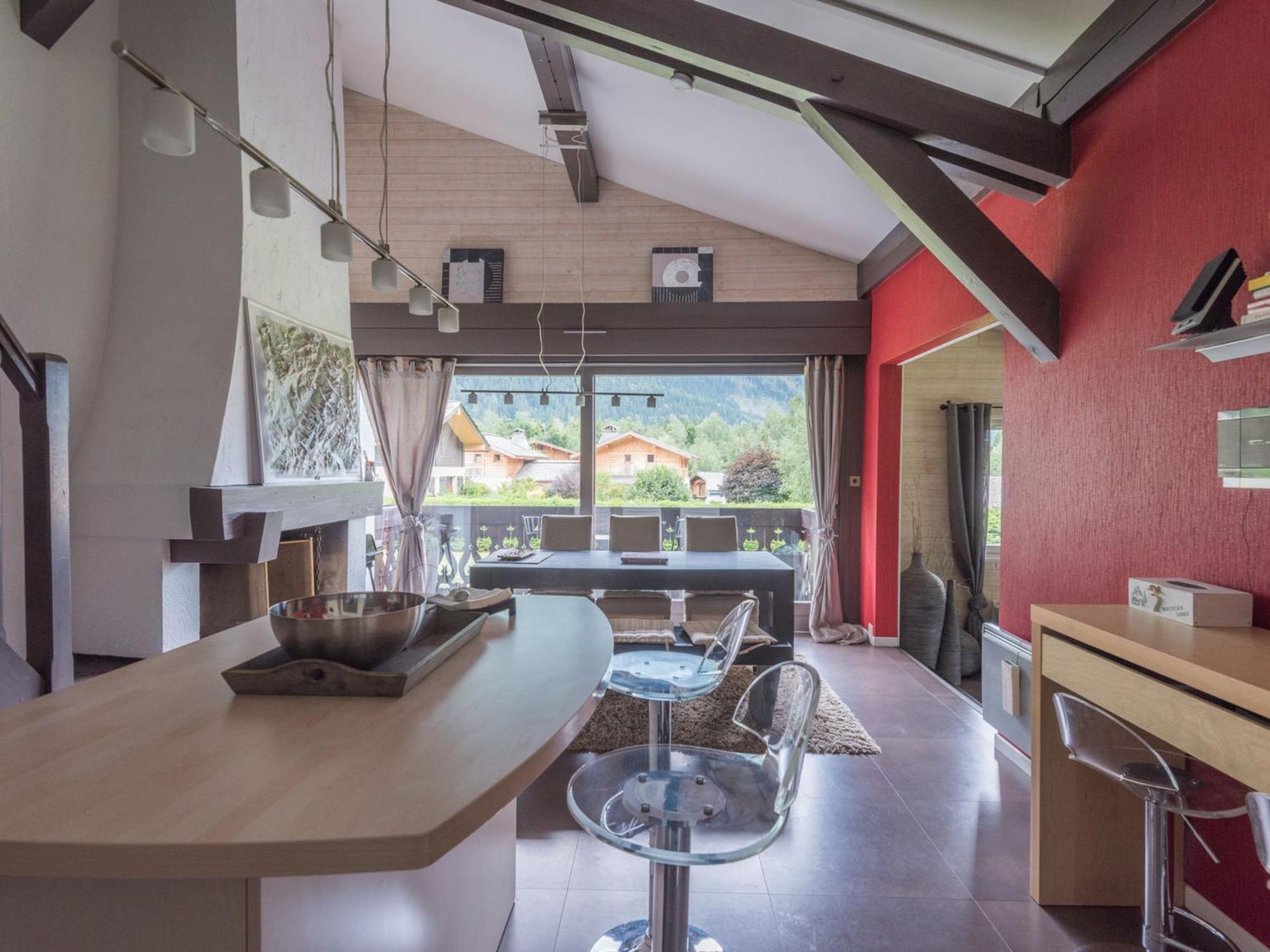 Apartamento Duplex Mont-blanc, 3 Chambres, Cheminee, Parking, Animaux Ok - Fr-1-517-11